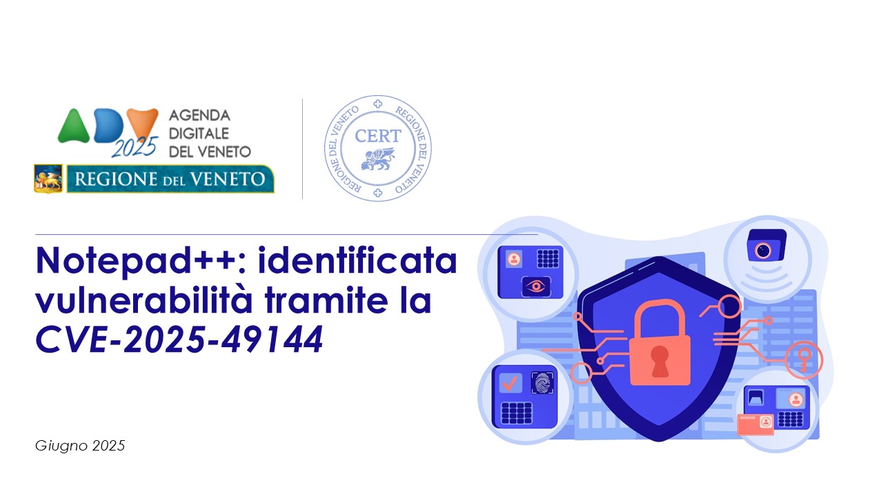 Notepad++: identificata vulnerabilità tramite la CVE-2025-49144 