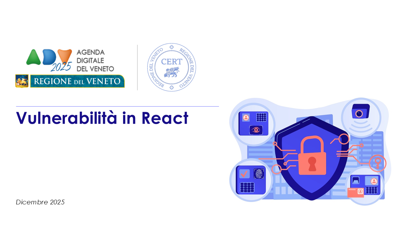 Copertina News vulnerabilità React